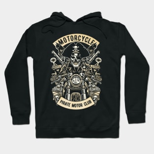 Motorcycle Pirate Club Hoodie